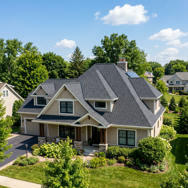 House roof in Virginia Beach